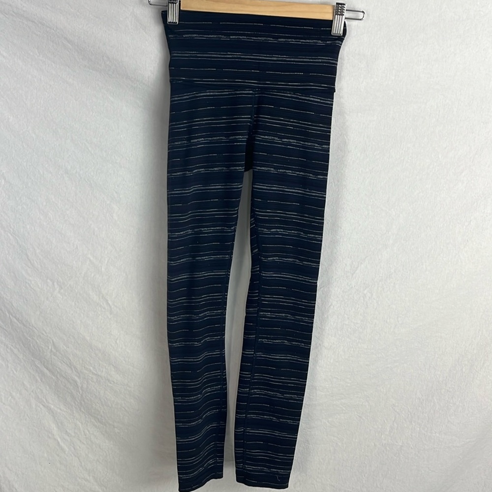Lululemon 2 legging high times striped